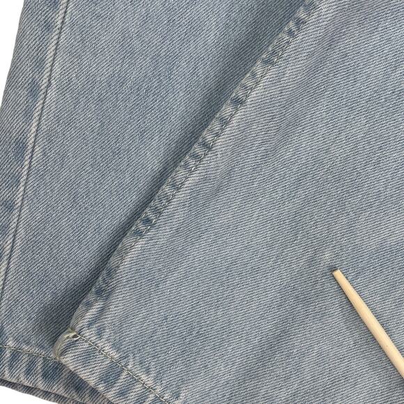 Free People We The Free Boho Light Denim Coverall Jumpsuit Defined Waist Women S - Picture 16 of 16